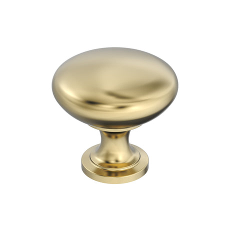 Amerock BP530053 BP53005 Edona 1-1/4 inch cabinet knob Polished Brass