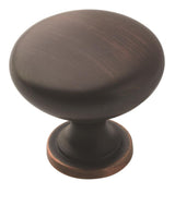 Amerock BP53005ORB BP53005 Edona 1-1/4 inch cabinet knob Oil Rubbed Bronze
