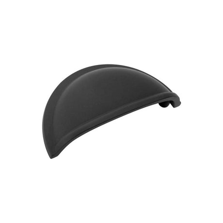 Amerock BP53010FB Flat Black cabinet cup pull