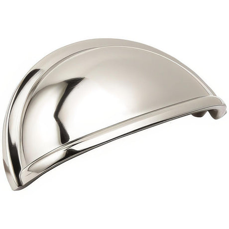 Amerock BP53010PN BP53010 3" Centers Cabinet Cup Pull Bright Nickel