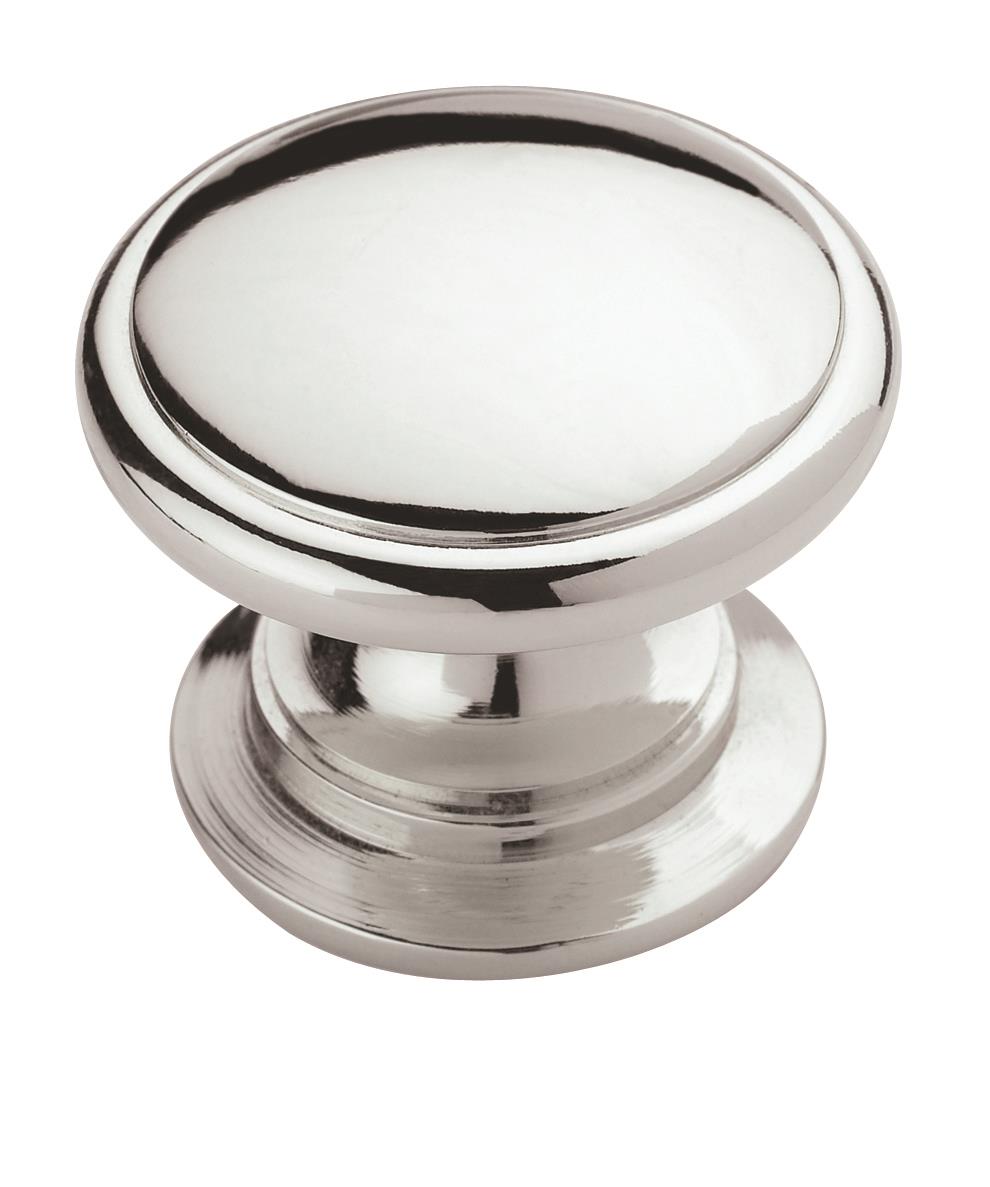 Amerock BP5301226 BP53012 Ravino 1-1/4 inch cabinet knob Polished Chrome