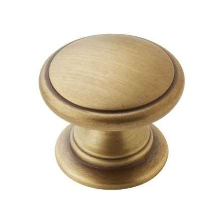 Amerock BP53012GB Ravino cabinet knob in Gilded Bronze