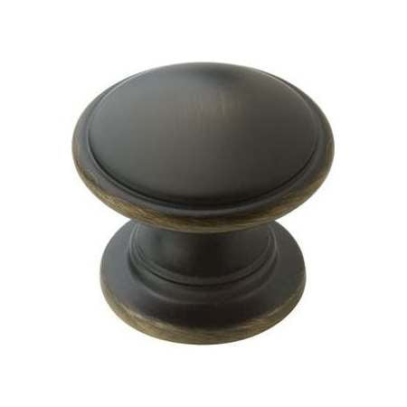 Amerock BP53012RB Ravino cabinet knob in Roman Bronze