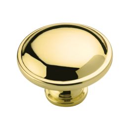 Amerock BP530153 Everyday Heritage 1-1/4 inch cabinet knob Polished Brass