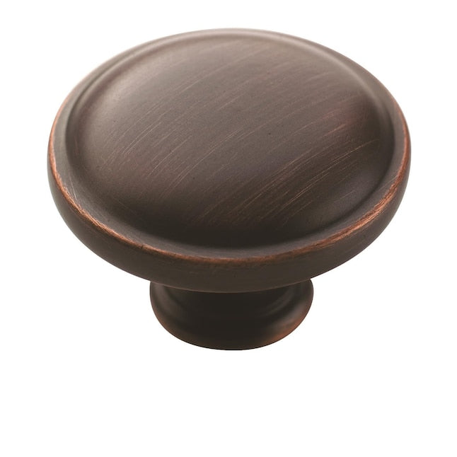 Amerock BP53015ORB BP53015 Everyday Heritage 1-1/4 inch cabinet knob Oil Rubbed Bronze