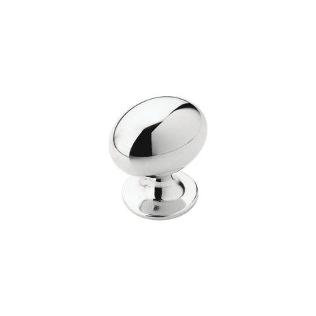Amerock BP5301826 Polished Chrome oval cabinet knob