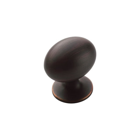 Amerock BP53018ORB Oil Rubbed Bronze oval cabinet knob