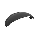 Amerock BP53019FB Flat Black cabinet cup pull