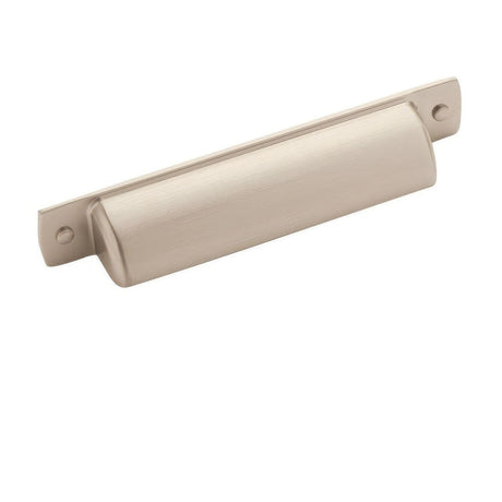 Amerock BP53716G10 BP53716 Rochdale 3-3/4" Centers Cabinet Cup Pull Satin Nickel
