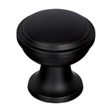 Amerock BP53718BBR BP53718 Westerly 1-3/16" Diameter Mushroom Cabinet Knob Black Bronze