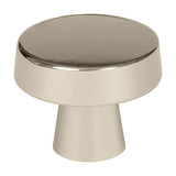 Amerock BP55272PN BP55272 Blackrock 1-5/8" Diameter Mushroom Cabinet Knob Bright Nickel