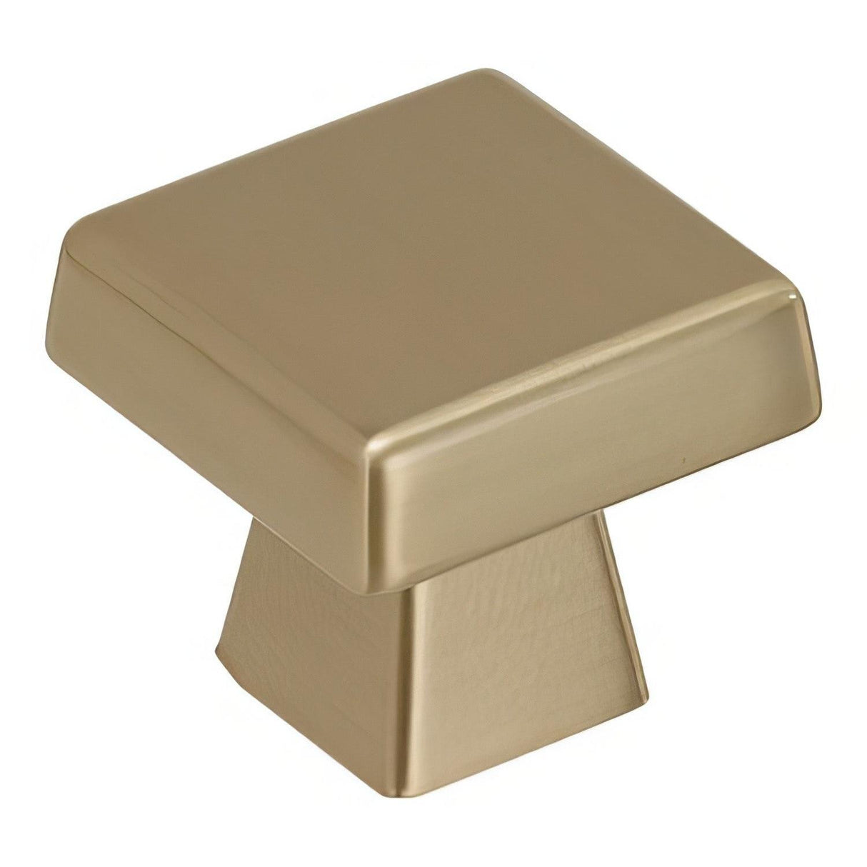 Amerock BP55273BBZ BP55273 Blackrock 1-1/2" Width Square Cabinet Knob Golden Champagne