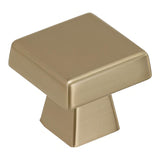 Amerock BP55273BBZ BP55273 Blackrock 1-1/2" Width Square Cabinet Knob Golden Champagne