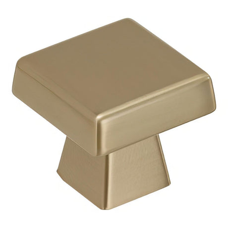 Amerock BP55273BBZ BP55273 Blackrock 1-1/2" Width Square Cabinet Knob Golden Champagne