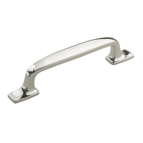 Amerock BP55317PN BP55317 Highland Ridge 3-3/4" Centers Handle Style Cabinet Pull Polished Nickel