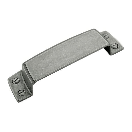 Amerock BP55318AP BP55318 Highland Ridge 3-1/2" Centers Cabinet Cup Pull Antique Pewter