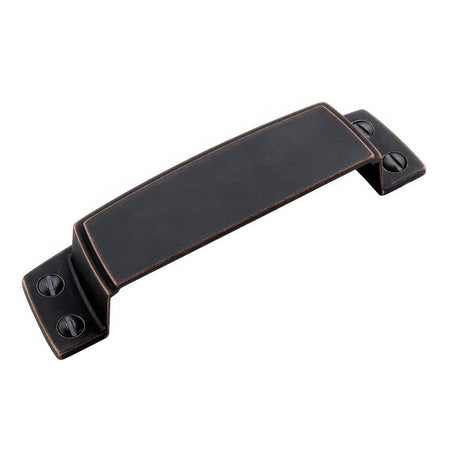 Amerock BP55318DOB BP55318 Highland Ridge 3-1/2" Centers Cabinet Cup Pull Dark Oiled Bronze (Dob)