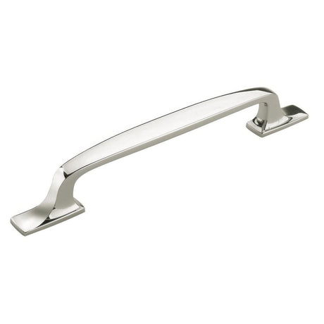 Amerock BP55321PN BP55321 Highland Ridge 6-1/4" Centers Handle Style Cabinet Pull Polished Nickel