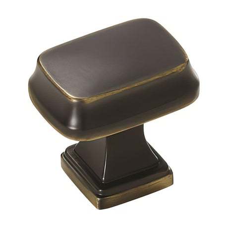 Amerock BP55340VB BP55340 Revitalize 1-1/4" Length Rectangular Cabinet Knob Venetian Bronze
