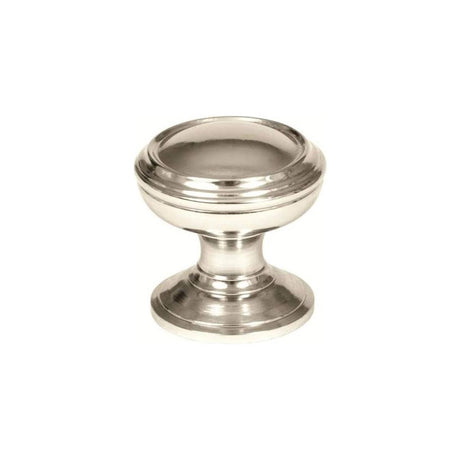 Amerock BP55342PN Revitalize mushroom cabinet knob in Polished Nickel