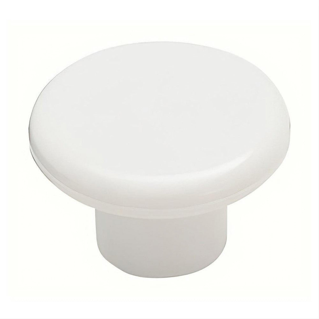 Amerock BP802PW BP802 Allison Value 1-1/4" Diameter Mushroom Cabinet Knob White