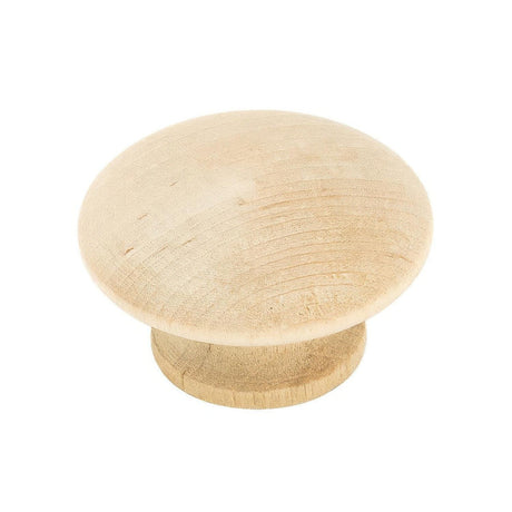 Amerock BP813WD Allison Value 1-1/2" Diameter Wooden Mushroom Cabinet Knobs