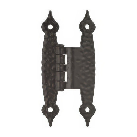 Amerock BPR3406CB Functional Hardware 3/8" Offset Non Self Closing H Type Cabinet Hinge Colonial Black