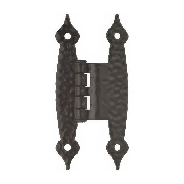 Amerock BPR3406CB Functional Hardware 3/8" Offset Non Self Closing H Type Cabinet Hinge Colonial Black