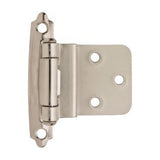 Amerock BPR342826 BPR3428 Functional Hardware 3/8" Steel 2 Pack Inset Self Closing Face Mount Hinge Bright Chrome