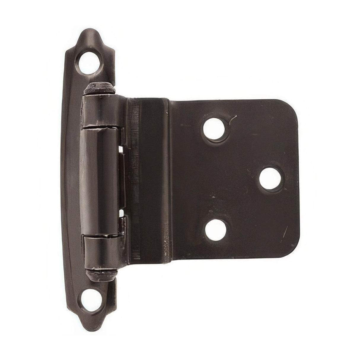 Amerock BPR3428ORB BPR3428 Functional Hardware 3/8" Steel 2 Pack Inset Self Closing Face Mount Hinge Oil Rubbed Bronze