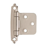 Amerock BPR342926 BPR3429 Functional Hardware Steel 2 Pack Variable Overlay Self Closing Face Mount Hinge Bright Chrome