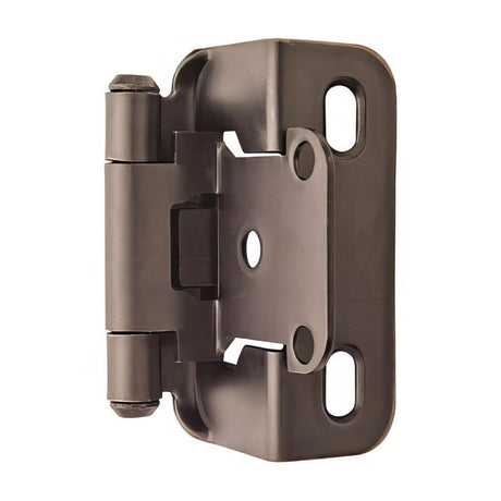 Amerock BPR7550ORB 1/2 Inch Overlay Self-Closing Partial Wrap Hinge Oil Rubbed Bronze