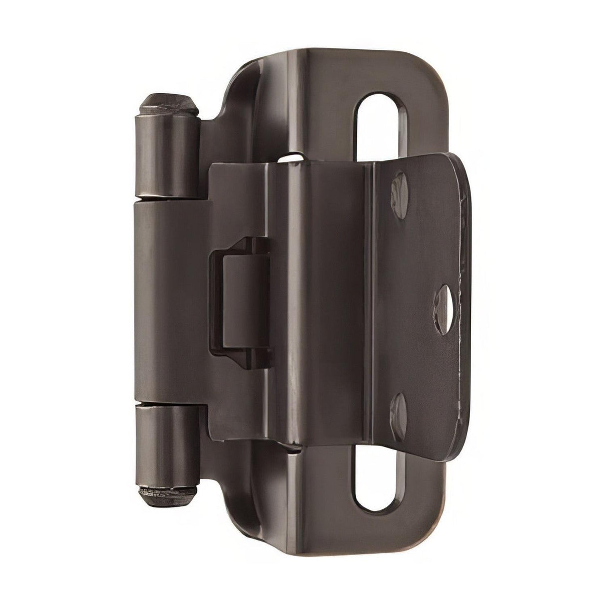 Amerock BPR7565ORB BPR7565 Functional Hardware 3/8" Steel 2 Pack Inset Self Closing Partial Wrap Hinge Oil Rubbed Bronze