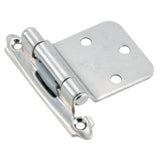 Amerock BPR763026 Variable Overlay Self-Closing Reverse Bevel Hinge Polished Chrome