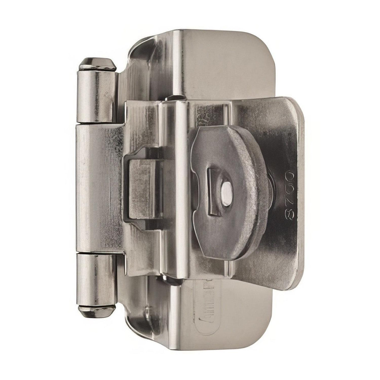 Amerock BPR8700G10 BPR8700 Functional Hardware 3/8" Steel 2 Pack Inset Double Demountable Hinge Satin Nickel