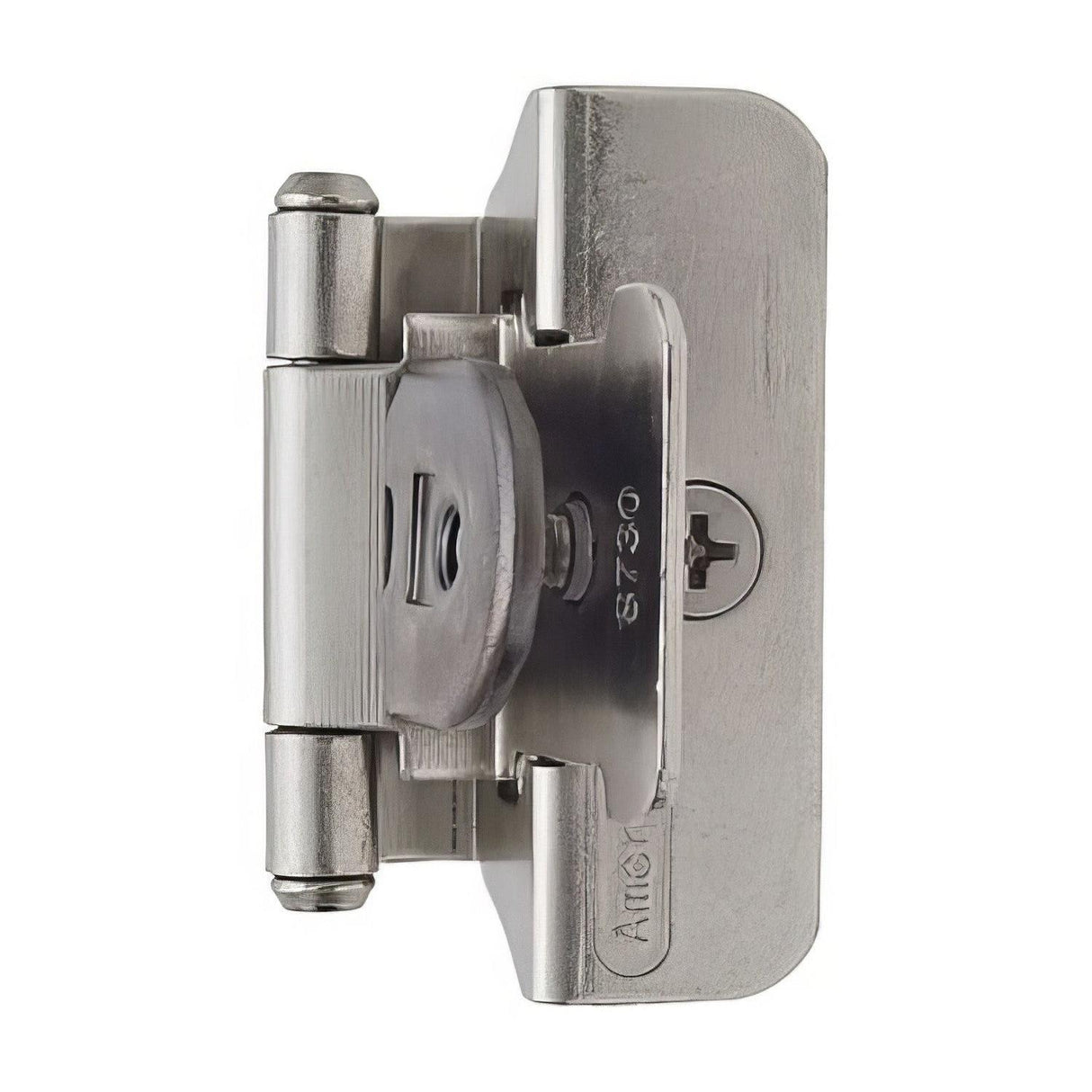 Amerock BPR8701G10 BPR8701 Functional Hardware 1/4" Steel 2 Pack Overlay Double Demountable Hinge Satin Nickel