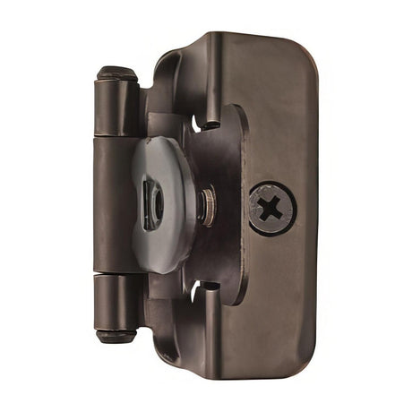 Amerock BPR8704ORB BPR8704 Functional Hardware 1/2" Steel 2 Pack Overlay Double Demountable Hinge Oil Rubbed Bronze