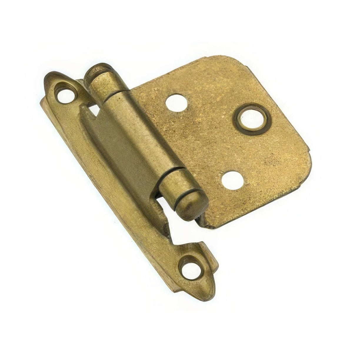 Amerock CM7139BB Variable Overlay Self-Closing Face Mount Hinge Burnished Brass
