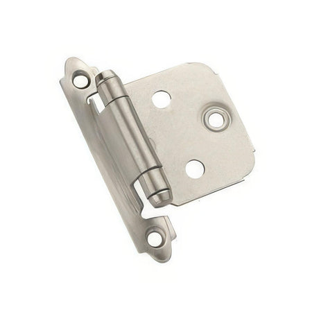 Amerock CM7139G10 Variable Overlay Self-Closing Face Mount Hinge Satin Nickel