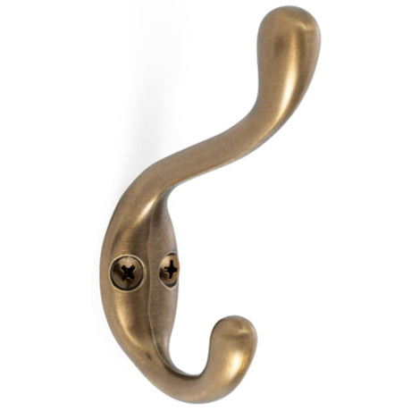 Amerock H55445GB H55445 Single Hooks Double Coat and Hat Hook Gilded Bronze