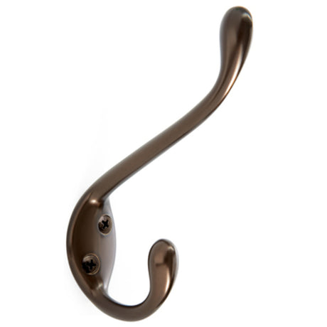 Amerock H55451CBZ H55451 Noble Double Coat and Hat Hook Caramel Bronze