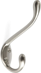Amerock H55451G10 H55451 Noble Double Coat and Hat Hook Satin Nickel