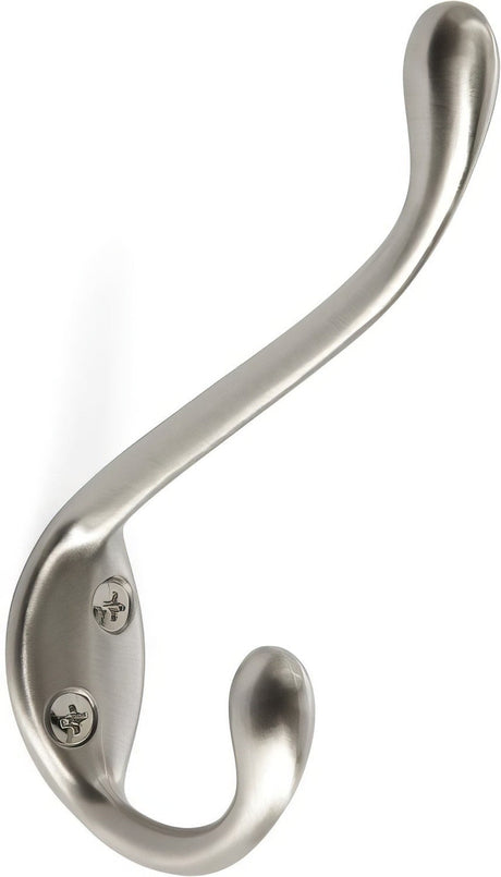 Amerock H55451G10 H55451 Noble Double Coat and Hat Hook Satin Nickel