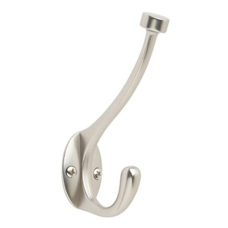 Amerock H55465S H55465 Adare Pilltop Coat and Hat Hooks Silver