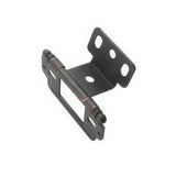 Amerock PK3180TBG10 PK3180TB Functional 3/4" Door Thickness Partial Wrap Full Inset Hinge Satin Nickel