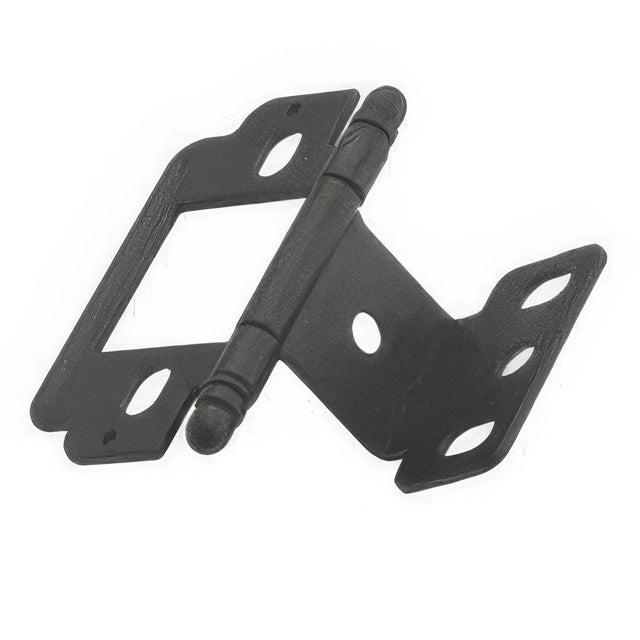 Amerock PK3180TBORB PK3180TB Functional 3/4" Door Thickness Partial Wrap Full Inset Hinge Oil Rubbed Bronze