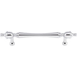 Top Knobs M817-7 Somerset Finial 7" Center to Center Bar Pull Polished Chrome