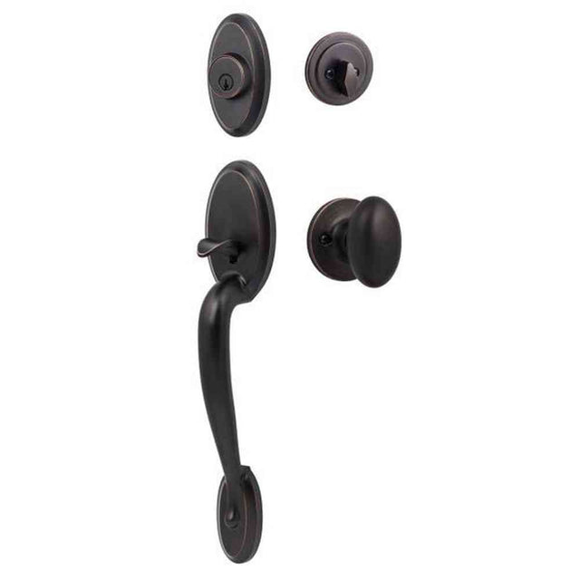 Sure-Loc AN507-AR 11P vintage bronze single cylinder handleset