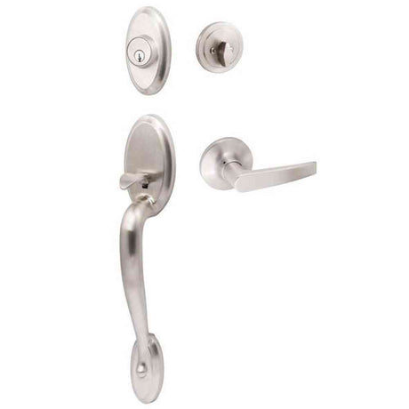 Sure-Loc AN507-CD 15 satin nickel single cylinder handleset