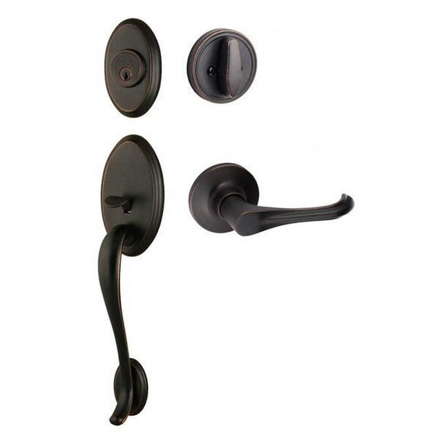 Sure-Loc AN507-HA 11P vintage bronze single cylinder handleset